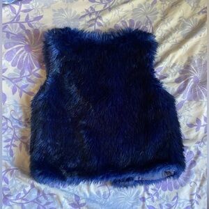 Great vest blue for girls size 6